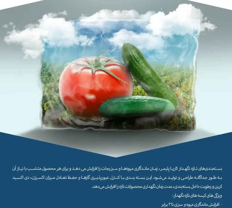 کاتالوگ کیسه تازه نگهدارنده | کاریا پلیمر کاتالوگ کیسه تازه نگهدارنده | کاریا پلیمر