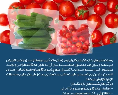 کاتالوگ کیسه تازه نگهدارنده | کاریا پلیمر کاتالوگ کیسه تازه نگهدارنده | کاریا پلیمر